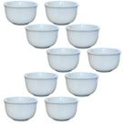 Jogo 10 Cumbucas 200ml Bowls Tigelas Kit Porcelana branca(2)