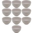 Jogo 10 Cumbucas de Cerâmica 680ml para Restaurantes Sopas Caldos Sobremesas Cronus Lyor