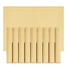 Jogo 10 Lugar Americano Retangular Mesa PVC Dourado Executivo 30x45cm Em Casa Tem