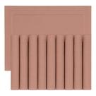 Jogo 10 Lugar Americano Retangular Mesa PVC Rose Executivo 30x45cm Em Casa Tem
