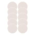 Jogo 10 Prato De Sobremesa Porcelana New Bone Butterfly Branco Off White Lyor 19cm