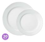 Jogo 10 Pratos Raso 10 Sobremesa Itamaraty Porcelana Schmidt Jogo 10 Pratos Raso 10 Sobremesa Itamaraty Porcelana Schmidt