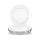 Jogo 10 Pratos Raso Gourmet Astral 26cm Marinex Santa Marina