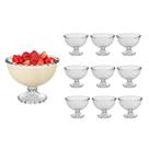 Jogo 10 Taça de Sobremesa Cristal Pearl Bolinha Wolff 200ml Jogo 10 Taça de Sobremesa Cristal Pearl Bolinha Wolff 200ml