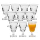 Jogo 10 Taça de Vidro para Água Suco Turim Lotos Em Casa Tem 230ml
