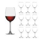 Jogo 10 Taças de Vinho Degustação Vidro Transparente Eden Class Home 340ml Jogo 10 Taças de Vinho Degustação Vidro Transparente Eden Class Home 340ml