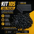 Jogo 100 Parafuso Serra Mármore Compativel Makita Bosch M6 4100NH Kit 5 Chave Allen Sextavado Jogo 100 Parafuso Serra Mármore Compativel Makita Bosch M6 4100NH Kit 5 Chave Allen Sextavado