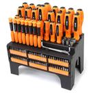 Jogo 100 peças Chaves de Fenda Phillips Bits Pontas Magnetizadas Cabo Ergonômico FortG Jogo 100 peças Chaves de Fenda Phillips Bits Pontas Magnetizadas Cabo Ergonômico FortG