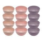 Jogo 12 Bowl de Bambu Ecológico Resistente Não Quebra Bege Lines Tigela Lyor 750ml Jogo 12 Bowl de Bambu Ecológico Resistente Não Quebra Bege Lines Tigela Lyor 750ml