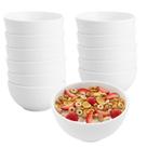 Jogo 12 Bowl de Porcelana Tigela Caldo Sopa Porções Branco Clean 330ml Lyor Jogo 12 Bowl de Porcelana Tigela Caldo Sopa Porções Branco Clean 330ml Lyor