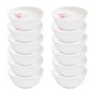 Jogo 12 Bowl Tigela Cumbuca Caldos Sobremesas Flowers Bord Vidro 400ml Em Casa Tem Jogo 12 Bowl Tigela Cumbuca Caldos Sobremesas Flowers Bord Vidro 400ml Em Casa Tem