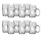 Jogo 12 Caneca Chopp Vidro 350ml Caneca Cerveja Jogo 12 Caneca Chopp Vidro 350ml Caneca Cerveja