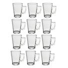 Jogo 12 Canecas de Vidro Casual 185ml Class Home