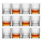 Jogo 12 Copo de Whisky Vidro Baixo Rocks Cristalle Drink Uisque Negroni Lapidado Haüskraft 310ml