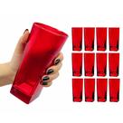 Jogo 12 Copos Alto De Vidro Grosso 280ml Quadrado Liso Luxo Jogo 12 Copos Alto De Vidro Grosso 280ml Quadrado Liso Luxo