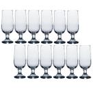 Jogo 12 Copos Taça de Vidro Chopp Hannover 300ml Casa Linda