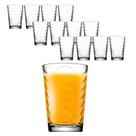 Jogo 12 Copos Vidro Baixo Drink Vidro Grosso Água Suco 190ml
