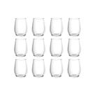 Jogo 12 Copos Vidro Oval Vghome 500ml Jogo 12 Copos Vidro Oval Vghome 500ml