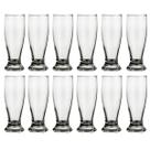 Jogo 12 Copos Vidro Transparente Munich 300ml Chop Bar Nadir