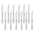 Jogo 12 de Facas de Sobremesa Aço Inox Prata Em Casa Tem 18,5cm Jogo 12 de Facas de Sobremesa Aço Inox Prata Em Casa Tem 18,5cm