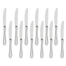 Jogo 12 De Facas De Sobremesa Aço Inox Prata Em Casa Tem 18,5cm Jogo 12 De Facas De Sobremesa Aço Inox Prata Em Casa Tem 18,5cm