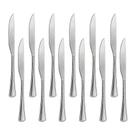 Jogo 12 Facas de Mesa Aço Inox Cor Prata Linha Silver Em Casa Tem Jogo 12 Facas de Mesa Aço Inox Cor Prata Linha Silver Em Casa Tem
