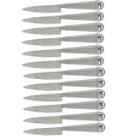 Jogo 12 Facas Jumbo Inox 25cm Churrasco