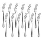 Jogo 12 Garfos Aço Inox Cor Prata Linha Silver Em Casa Tem 21cm Jogo 12 Garfos Aço Inox Cor Prata Linha Silver Em Casa Tem 21cm