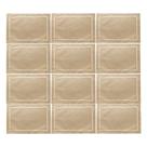 Jogo 12 Lugar Americano Bege de Poliester e Linho Natural para Mesa 45x30cm Lyor Jogo 12 Lugar Americano Bege de Poliester e Linho Natural para Mesa 45x30cm Lyor