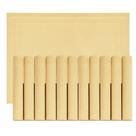 Jogo 12 Lugar Americano Retangular Mesa PVC Dourado Executivo 30x45cm Em Casa Tem