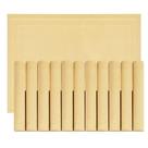 Jogo 12 Lugar Americano Retangular Mesa Pvc Dourado Executivo 30x45cm Em Casa Tem