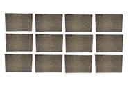 Jogo 12 Lugares Americano Pvc Palace Marrom Mesa Posta Lyor Jogo 12 Lugares Americano Pvc Palace Marrom Mesa Posta Lyor