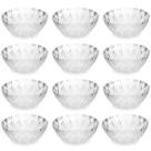 Jogo 12 Potes para Sobremesa Bowls Tigelas de Vidro 350ml King Lyor Transparente Jogo 12 Potes para Sobremesa Bowls Tigelas de Vidro 350ml King Lyor Transparente