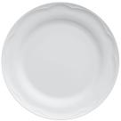 Jogo 12 Pratos Rasos 25cm Branco em Porcelana Germer Cottage Mesa Posta Almoço Jantar
