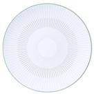 Jogo 12 Pratos Rasos de Jantar 25cm em Porcelana Tramontina Lineare Mesa Posta Restaurante Buffet