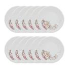 Jogo 12 Pratos Rasos Eterna 26 cm Porcelana Schmidt