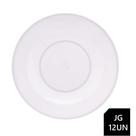 Jogo 12 Pratos Sobremesa Melamina Basic Branco Lyor 18cm Jogo 12 Pratos Sobremesa Melamina Basic Branco Lyor 18cm