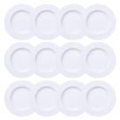 Jogo 12 Pratos Sobremesa Porcelana 21cm Mesa Posta Tramontina Branco Maria Augusta Jogo 12 Pratos Sobremesa Porcelana 21cm Mesa Posta Tramontina Branco Maria Augusta