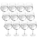 Jogo 12 Taça de Gin Degustação Vidro Transparente G4U Class Home 630ml
