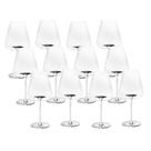 Jogo 12 Taça para Vinho de Cristal Ecológico Intensio Veritas 760ml Wolff