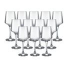Jogo 12 Taças Brunello 390ml Ideal Vinho Tinto Refinado Vidro Nadir