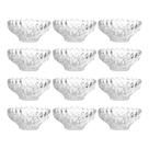 Jogo 12 Taças de Sobremesa Bowl Vidro Transparente Brazilia 300ml 14cm Sorvete Açaí Em Casa Tem