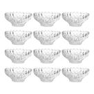 Jogo 12 Taças De Sobremesa Bowl Vidro Transparente Brazilia 300ml 14cm Sorvete Açaí Em Casa Tem