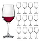 Jogo 12 Taças De Vidro Vinho Agua Suco Drinks 460ml Jogo 12 Taças De Vidro Vinho Agua Suco Drinks 460ml