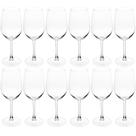 Jogo 12 Taças de Vinho 420ml Vidro Lyor Gourmet Degustação de Vinho Tinto Branco Rose