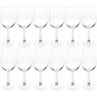 Jogo 12 Taças de Vinho 420ml Vidro Lyor Gourmet Degustação de Vinho Tinto Branco Rose