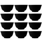 Jogo 12 Tigelas Porcelana Pequenas 240ml Oriental Sopa Missô Sunomono Preta 11cm Germer Jogo 12 Tigelas Porcelana Pequenas 240ml Oriental Sopa Missô Sunomono Preta 11cm Germer