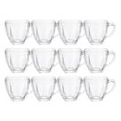 Jogo 12 Xícara de Café Vidro Transparente Love Espresso Cappuccino 195ml Em Casa Tem Jogo 12 Xícara de Café Vidro Transparente Love Espresso Cappuccino 195ml Em Casa Tem