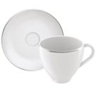 Jogo 12 Xícaras com Pires Expresso Café Chá Porcelana 100ml Tramontina Atena Mesa Posta Padaria Jogo 12 Xícaras com Pires Expresso Café Chá Porcelana 100ml Tramontina Atena Mesa Posta Padaria