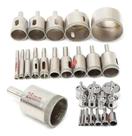 Jogo 15 Brocas Diamantadas Serra Copo Vidro Granito Ceramica